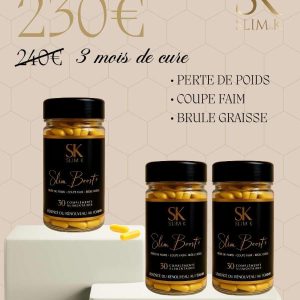 Gamme Slim Boost +, cure de 3 mois